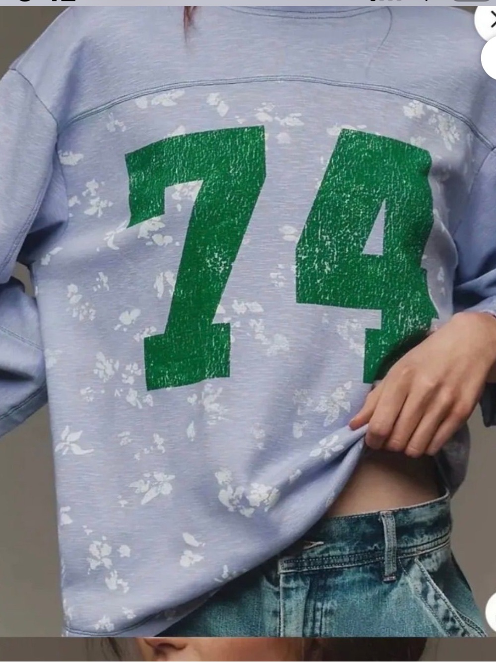 Anthropologie - Pilcro Varsity Tee!! Size XSmall!! NWT!!!